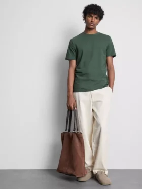 Schmal geschnittenes Stretch-T-Shirt Schmal geschnittenes Stretch-T-Shirt