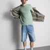 Schmal geschnittenes Stretch-T-Shirt Schmal geschnittenes Stretch-T-Shirt
