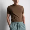 Schmal geschnittenes Stretch-T-Shirt Schmal geschnittenes Stretch-T-Shirt