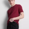 Schmal geschnittenes Stretch-T-Shirt Schmal geschnittenes Stretch-T-Shirt