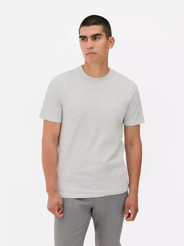 Schmal geschnittenes Stretch-T-Shirt Schmal geschnittenes Stretch-T-Shirt