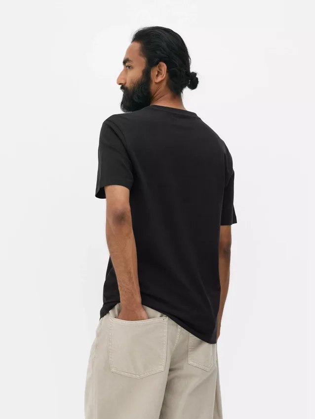 Schmal geschnittenes Stretch-T-Shirt Schmal geschnittenes Stretch-T-Shirt
