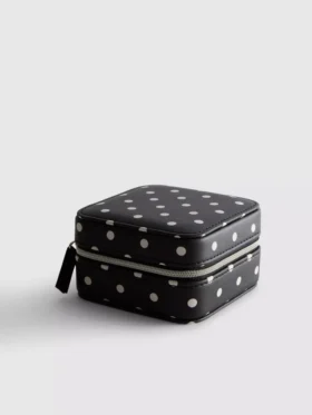 Schmuckkästchen mit Polka-Dot-Muster