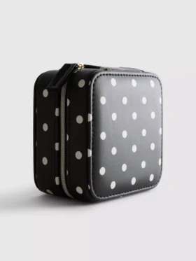 Schmuckkästchen mit Polka-Dot-Muster