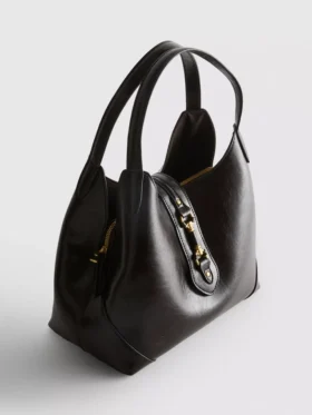 Schultertasche mit oberen Tragegriffen Schultertasche mit oberen Tragegriffen