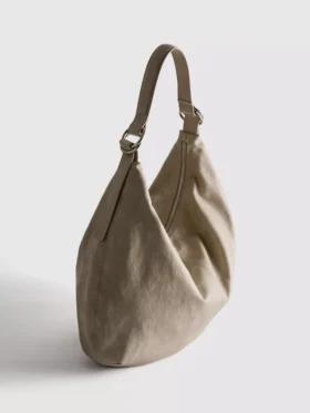 Schultertasche mit Ring-Detail