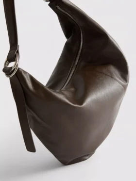 Schultertasche mit Ring-Detail