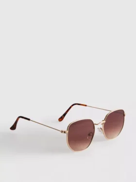 Sechseckige Sonnenbrille
