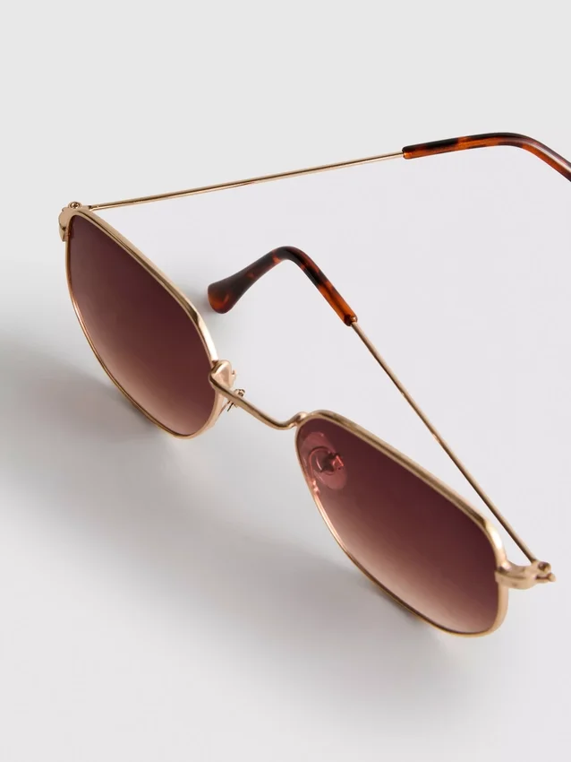 Sechseckige Sonnenbrille Sechseckige Sonnenbrille
