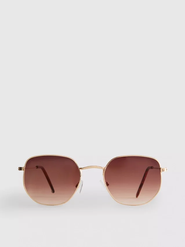 Sechseckige Sonnenbrille Sechseckige Sonnenbrille