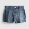 Shorts aus Baumwoll-Denim mit Vordertaschen Shorts aus Baumwoll-Denim mit Vordertaschen