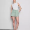 Shorts aus Baumwollmischung mit elastischem Bund Shorts aus Baumwollmischung mit elastischem Bund