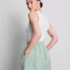 Shorts aus Baumwollmischung mit elastischem Bund Shorts aus Baumwollmischung mit elastischem Bund