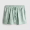 Shorts aus Baumwollmischung mit elastischem Bund Shorts aus Baumwollmischung mit elastischem Bund