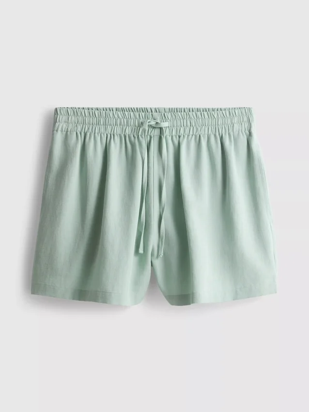 Shorts aus Baumwollmischung mit elastischem Bund Shorts aus Baumwollmischung mit elastischem Bund