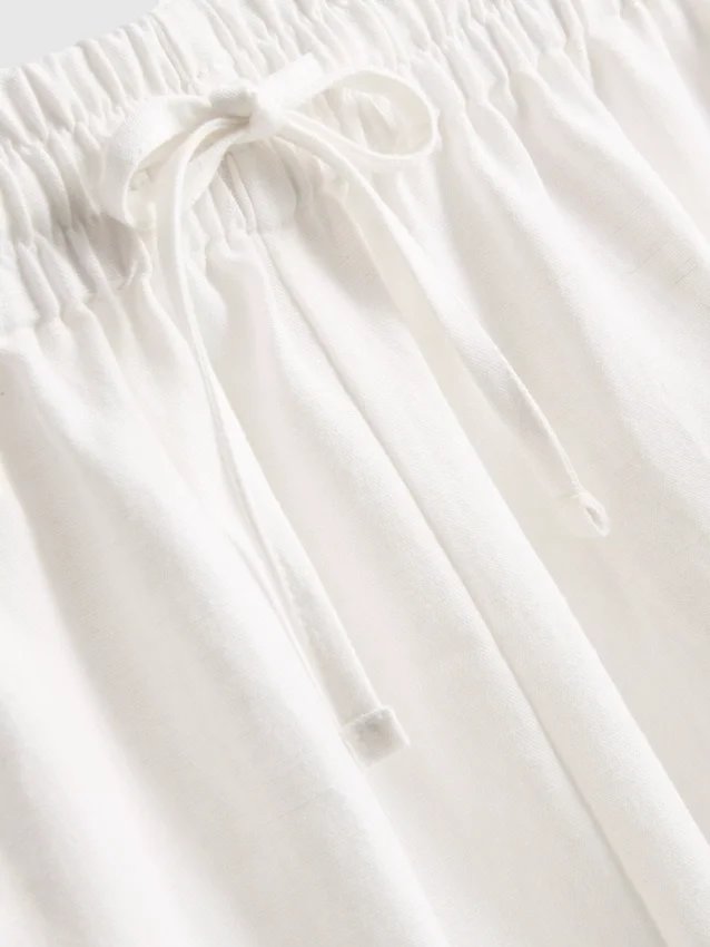Shorts aus Baumwollmischung mit elastischem Bund Shorts aus Baumwollmischung mit elastischem Bund