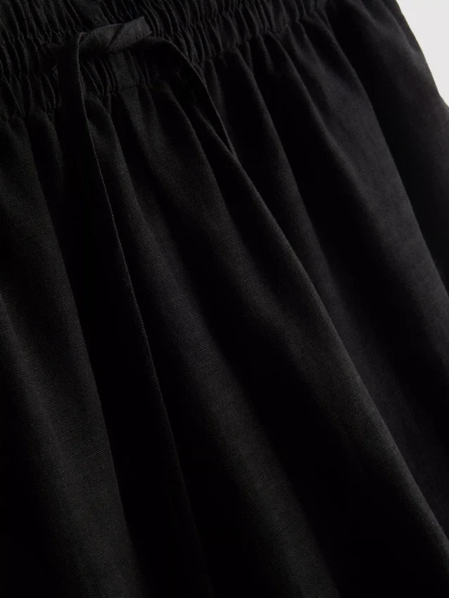 Shorts aus Baumwollmischung mit elastischem Bund Shorts aus Baumwollmischung mit elastischem Bund