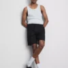 Shorts aus Leinenmischung mit Kordelzug Shorts aus Leinenmischung mit Kordelzug