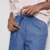 Shorts aus Leinenmischung mit Kordelzug Shorts aus Leinenmischung mit Kordelzug