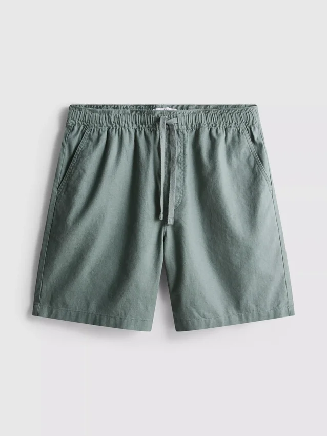 Shorts aus Leinenmischung mit Kordelzug Shorts aus Leinenmischung mit Kordelzug