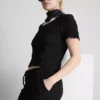 Shorts mit Kordelzug und Crinkle-Optik