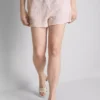 Shorts mit Kordelzug und Crinkle-Optik Shorts mit Kordelzug und Crinkle-Optik