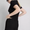 Shorts mit Kordelzug und Crinkle-Optik