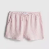 Shorts mit Kordelzug und Crinkle-Optik Shorts mit Kordelzug und Crinkle-Optik