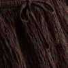 Shorts mit Kordelzug und Crinkle-Optik