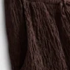 Shorts mit Kordelzug und Crinkle-Optik