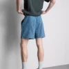 Shorts mit strukturiertem Kordelzug in der Taille Shorts mit strukturiertem Kordelzug in der Taille