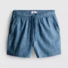 Shorts mit strukturiertem Kordelzug in der Taille Shorts mit strukturiertem Kordelzug in der Taille