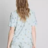 Shorty-Boyfriend-Schlafanzug mit „Breakfast“-Print Shorty-Boyfriend-Schlafanzug mit „Breakfast“-Print