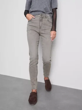 Skinny-Jeans aus Denim mit hohem Baumwollanteil