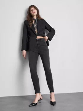 Skinny-Jeans aus Denim mit hohem Baumwollanteil