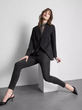 Skinny-Jeans aus Denim mit hohem Baumwollanteil