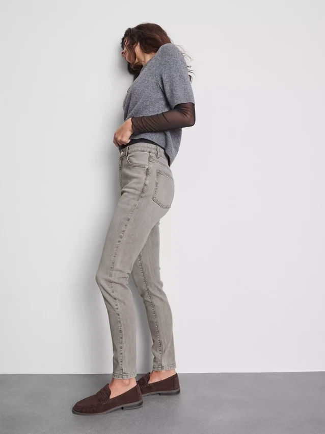 Skinny-Jeans aus Denim mit hohem Baumwollanteil Skinny-Jeans aus Denim mit hohem Baumwollanteil