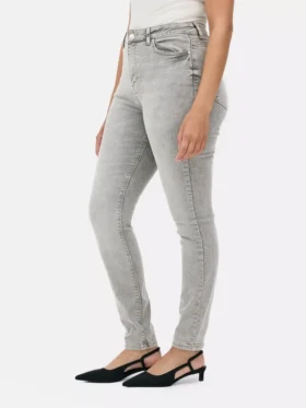 Skinny-Jeans mit hoher Taille