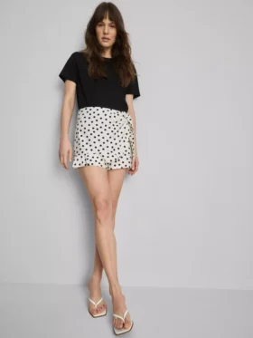 Skort mit Polka-Dots