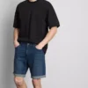 Slim-Fit-Jeansshorts mit mittlerer Leibhöhe Slim-Fit-Jeansshorts mit mittlerer Leibhöhe