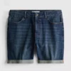 Slim-Fit-Jeansshorts mit mittlerer Leibhöhe Slim-Fit-Jeansshorts mit mittlerer Leibhöhe