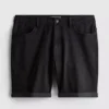 Slim-Fit-Jeansshorts mit mittlerer Leibhöhe Slim-Fit-Jeansshorts mit mittlerer Leibhöhe