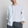 Slim-Fit-Stretch-Hemd mit V-Ausschnitt Slim-Fit-Stretch-Hemd mit V-Ausschnitt