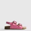 Slingback-Sandalen mit doppelten Schnallenriemen