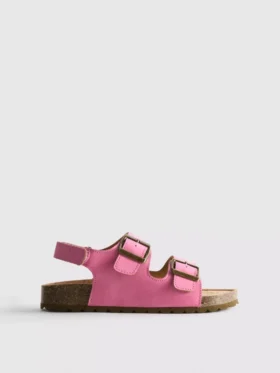 Slingback-Sandalen mit doppelten Schnallenriemen Slingback-Sandalen mit doppelten Schnallenriemen