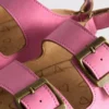 Slingback-Sandalen mit doppelten Schnallenriemen