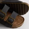 Slingback-Sandalen mit doppelten Schnallenriemen