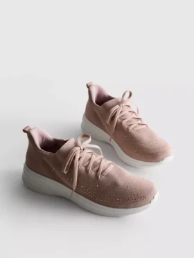 Slip-On-Sneaker mit Strass-Details