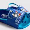 Sonic-the-Hedgehog-Clogs mit Fersenriemen