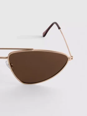Sonnenbrille im Aviator-Stil mit Metallrahmen